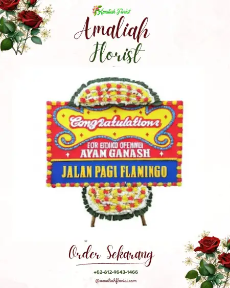 Sewa Papan Bunga Tempur